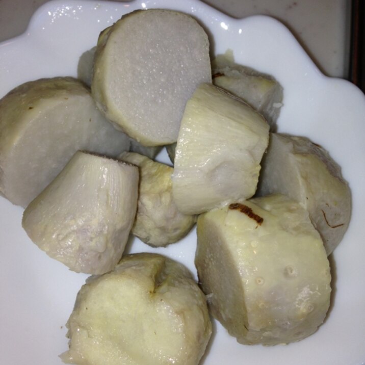 レンジで簡単に!里芋の皮むき
